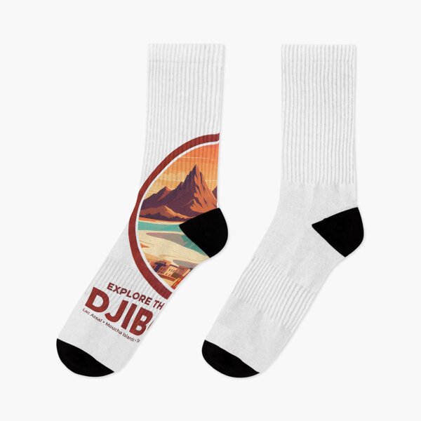Item preview, Lac Assal Moucha Tadjourah Djibouti City Vintage Travel Art designed and sold by DjibProp.