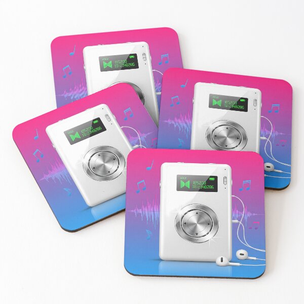 Item preview, Retro MP3 Player Portable Music Device 2000s Tech Nostalgia Design designed and sold by GiftsForge.