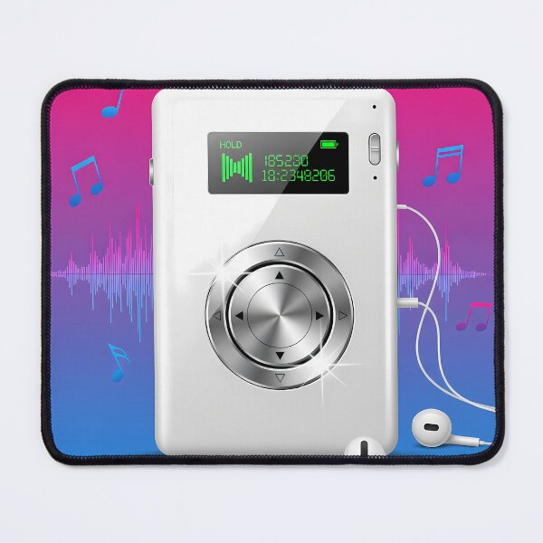 Item preview, Retro MP3 Player Portable Music Device 2000s Tech Nostalgia Design designed and sold by GiftsForge.