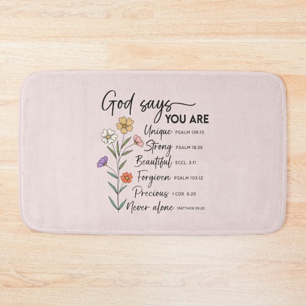 Artikelvorschau, God Says You Are – Affirmation Scripture Design entworfen und verkauft von AuraByMarv.