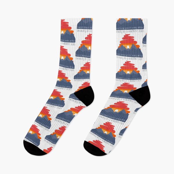 Item preview, Human Wildfire Sunset Mountains designed and sold by CMORRISON12345.