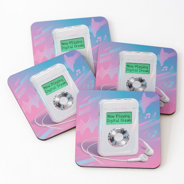 Item preview, Retro MP3 Player Portable Music Device 2000s Tech Nostalgia Design designed and sold by GiftsForge.