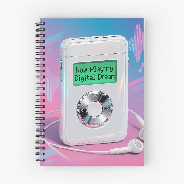 Item preview, Retro MP3 Player Portable Music Device 2000s Tech Nostalgia Design designed and sold by GiftsForge.