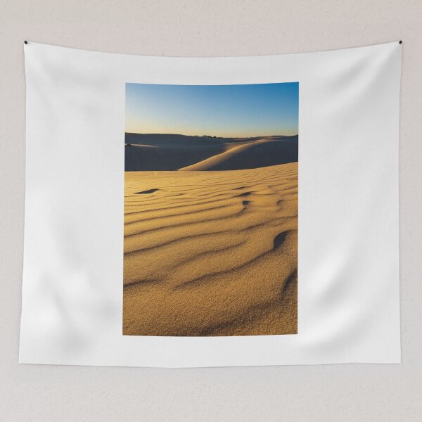 Item preview, Desert Sand Ripples Blue Sky Photographic Print designed and sold by Mother-Nature65.
