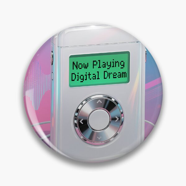 Item preview, Retro MP3 Player Portable Music Device 2000s Tech Nostalgia Design designed and sold by GiftsForge.