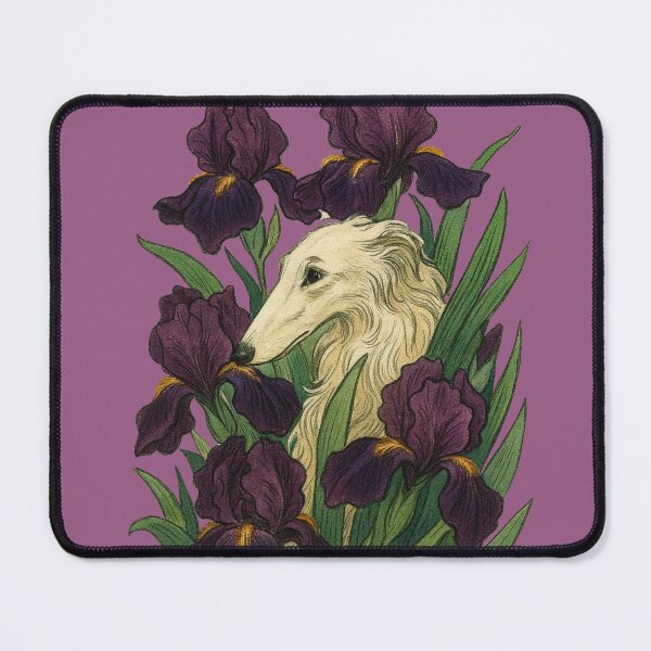 Item preview, Borzoi Iris designed and sold by FrictionMaxxing.