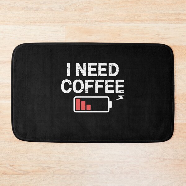 Item preview, Funny Coffee Lover Humor Caffeine Addict Quote Low Battery  designed and sold by clothesy7.