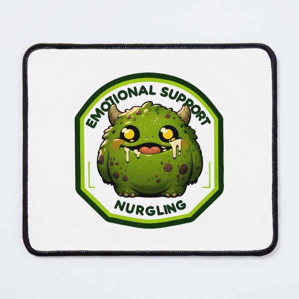 Item preview, Emotional Support Wargaming Badge designed and sold by leora-bowens.