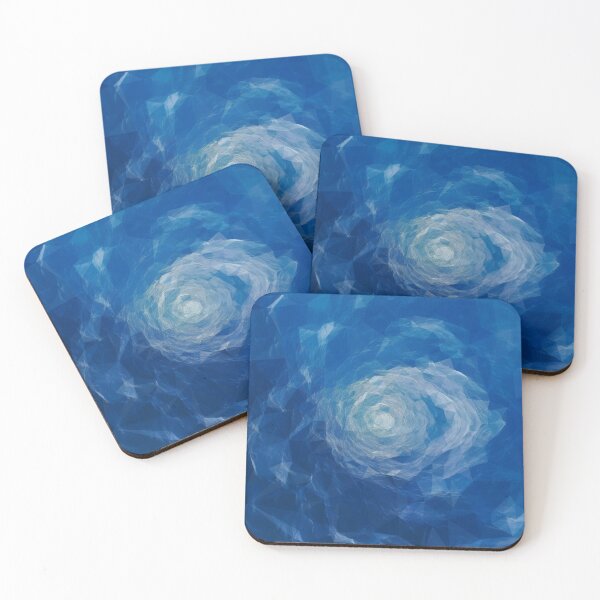 Item preview, Blue Cosmic Spiral – Abstract Ocean Galaxy Design designed and sold by FratddArtworks.
