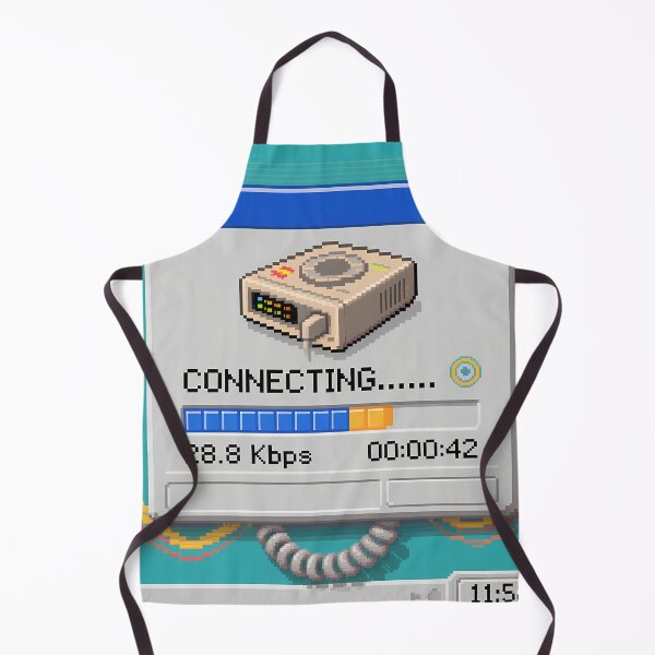 Item preview, Dial-Up Internet Connection 90s Modem Online Vintage Internet Design designed and sold by GiftsForge.
