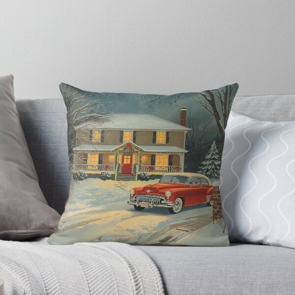 Item preview, Vintage Christmas Scene designed and sold by RisingWolfStudio.
