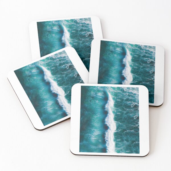 Item preview, Center Blue Wild Waves Photographic Print designed and sold by Mother-Nature65.