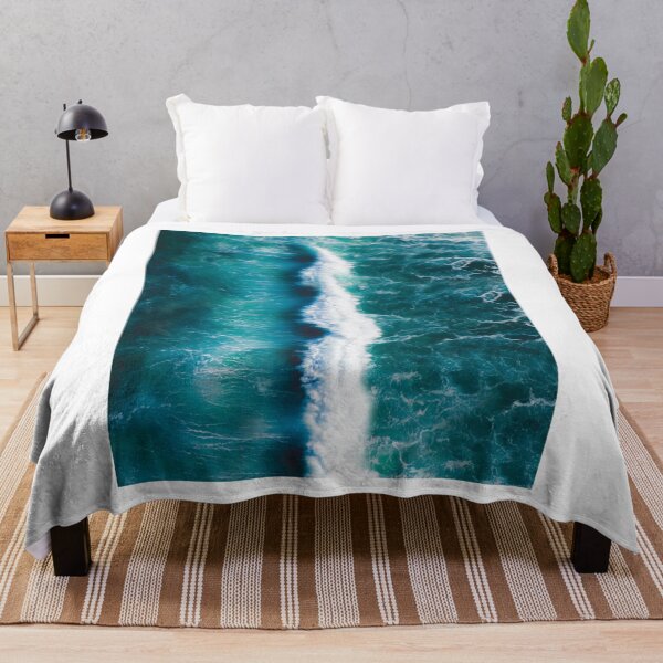 Item preview, Center Blue Wild Waves Photographic Print designed and sold by Mother-Nature65.