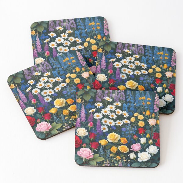 Item preview, Grandma's Garden Flowers Rainbow Floral Vintage Cottagecore designed and sold by GuffyGlowVault.