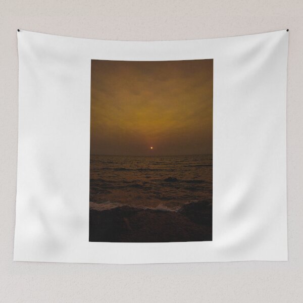 Item preview, Distant Sunset Over Water Photographic Print designed and sold by Mother-Nature65.