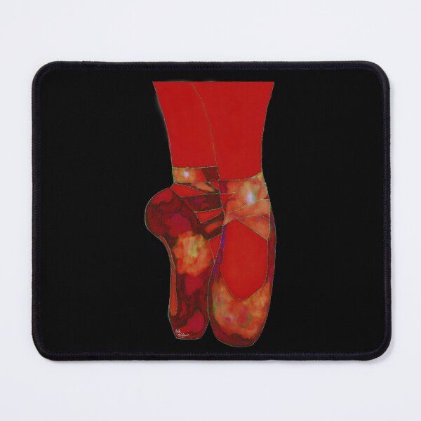 Item preview, Red Pointe Shoes Christmas Ballet designed and sold by creativebeeshop.