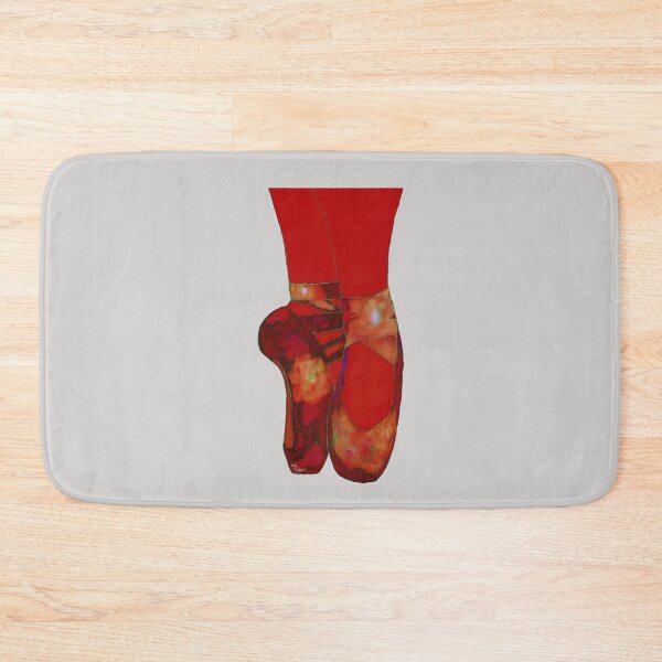 Item preview, Red Pointe Shoes Christmas Ballet designed and sold by creativebeeshop.