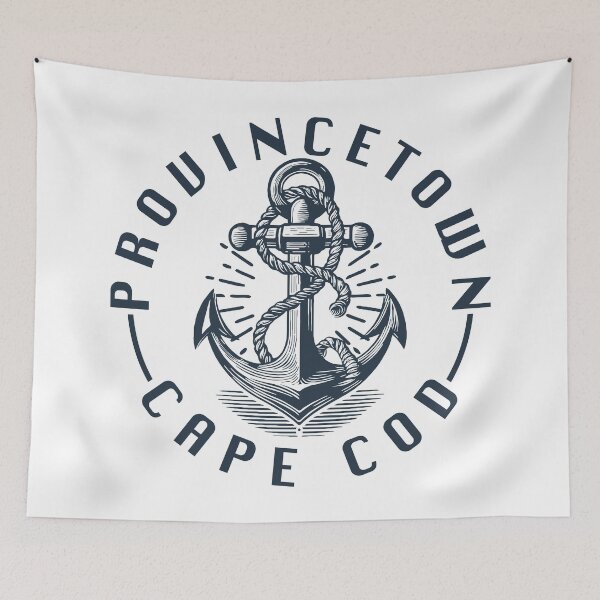 Item preview, Provincetown - Cape Cod (with Navy Lettering) designed and sold by VelvetRoom.