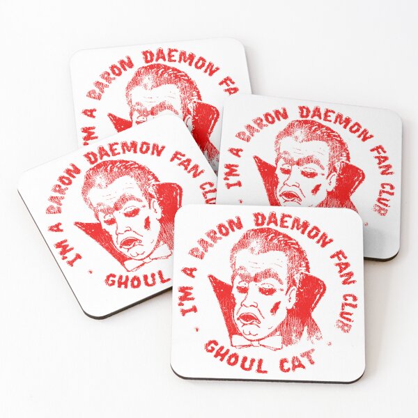 Item preview, Baron Daemon Fan Club Ghoul Cat Horror Host Movie Night designed and sold by ourkid.