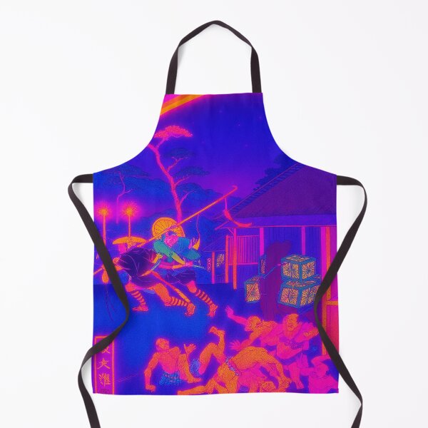Item preview, Neon Cave Waves: Divers of Enoshima at Dusk designed and sold by Neo-Ukiyo-Wave.