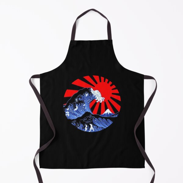 Item preview, Japanese Wave Fuji Rising Sun Art designed and sold by Oniyasha.