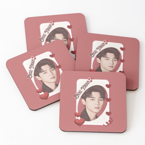 Item preview, Zhou Yiran (Zhou Haoran) (周浩然) Chinese Actor Cdrama Chinese Entertainment Card Red Aesthetic Collage Design designed and sold by AJUNICE STUDIO.