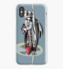 WW-II Warbird P-51 Mustang Airplane Cartoon iPhone Case