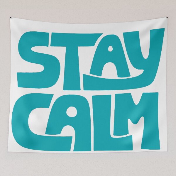 Item preview, Stay Calm Retro Typography – Bold Motivational Quote Design designed and sold by andry01.