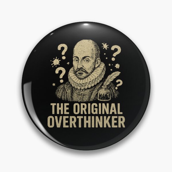 Item preview, The Original Overthinker – Philosopher Humor Philosophy  designed and sold by The Junto Shop.