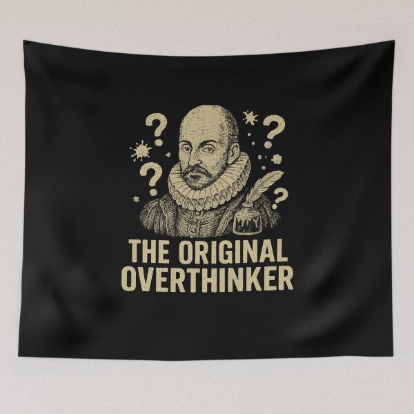 Item preview, The Original Overthinker – Philosopher Humor Philosophy  designed and sold by The Junto Shop.