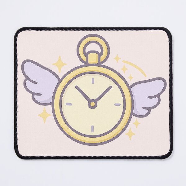 Item preview, Cronómetro Divino | Adorable pegatina de Angel Time | Tiempo Cósmico y Manifestación | Arte Estético Celestial designed and sold by HerDreamCodes.