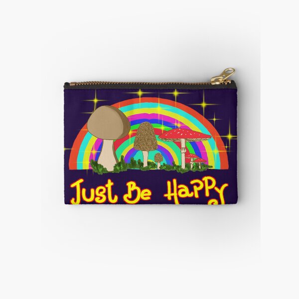 Item preview, Just be happy. Crazy mushrooms designed and sold by CarliPeraza.