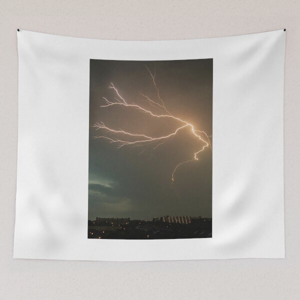 Item preview, Fork Lightning High In the Sky Photographic Print designed and sold by Mother-Nature65.