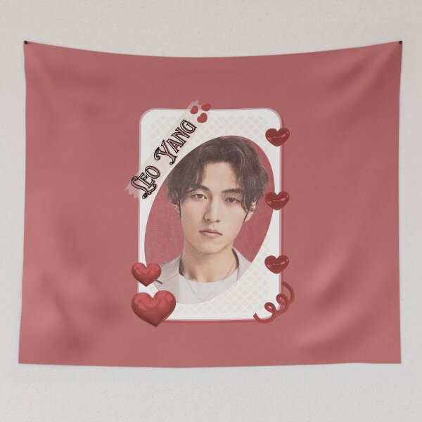 Item preview, Leo Yang Yang Yeming (杨业明) Chinese Actor Cdrama Chinese Entertainment Card Red Aesthetic Collage Design designed and sold by AJUNICE STUDIO.