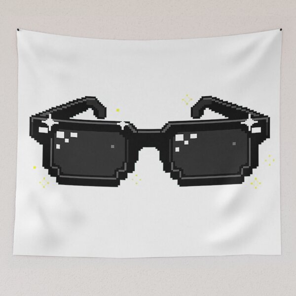 Item preview,  Pixel Art Sunglasses Deal With It Meme Retro 8-Bit Gaming Design designed and sold by GiftsForge.