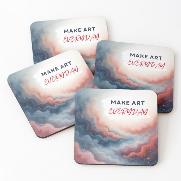 Item preview, MAKE ART EVERYDAY designed and sold by KISMIN.