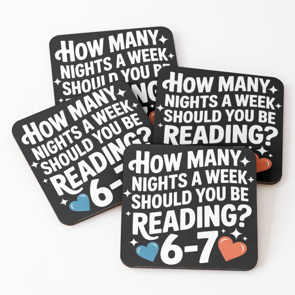 Item preview, How Many Nights a Week Should You be Reading? 6–7 designed and sold by BLZART.