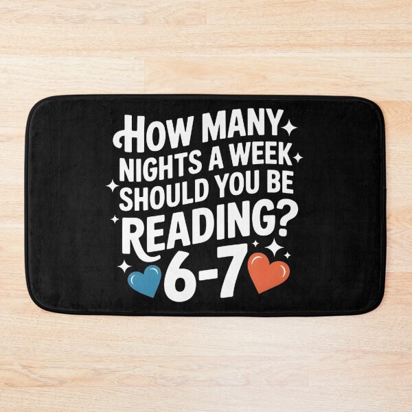 Item preview, How Many Nights a Week Should You be Reading? 6–7 designed and sold by BLZART.