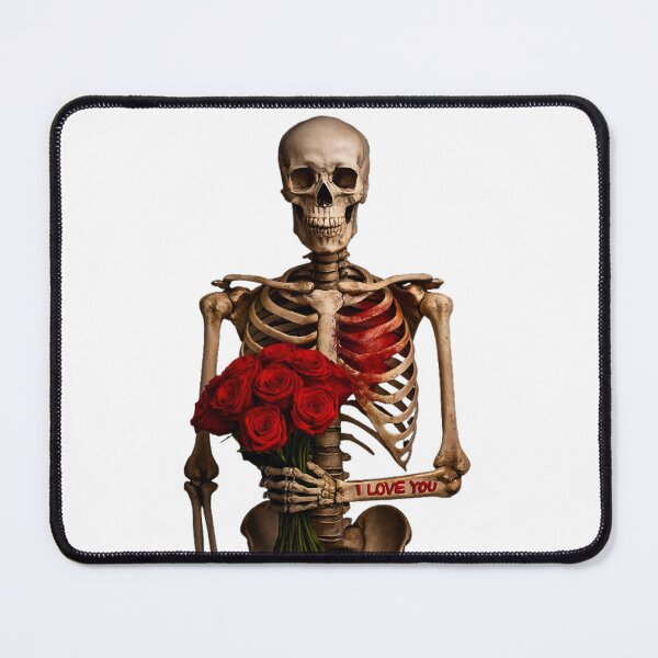 Item preview, Skeleton With Roses – Gothic Love Art, Dark Romantic Anatomy Desig designed and sold by FUIRY .