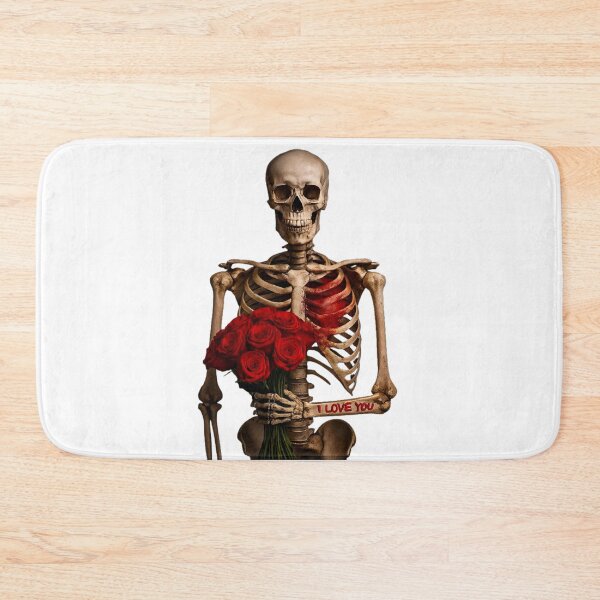 Item preview, Skeleton With Roses – Gothic Love Art, Dark Romantic Anatomy Desig designed and sold by FUIRY .