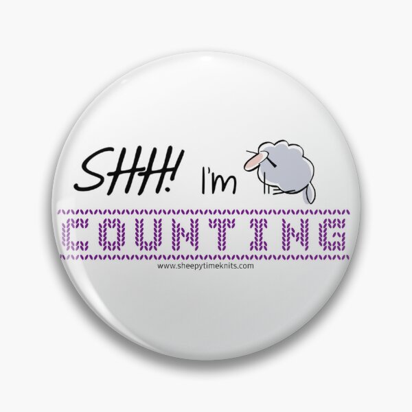 Item preview, Shhh I'm counting designed and sold by Sheepy Time Knits.