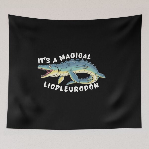 Item preview, Magical Liopleurodon Cartoon Prehistoric Sea Creature Design designed and sold by MotivaChic.