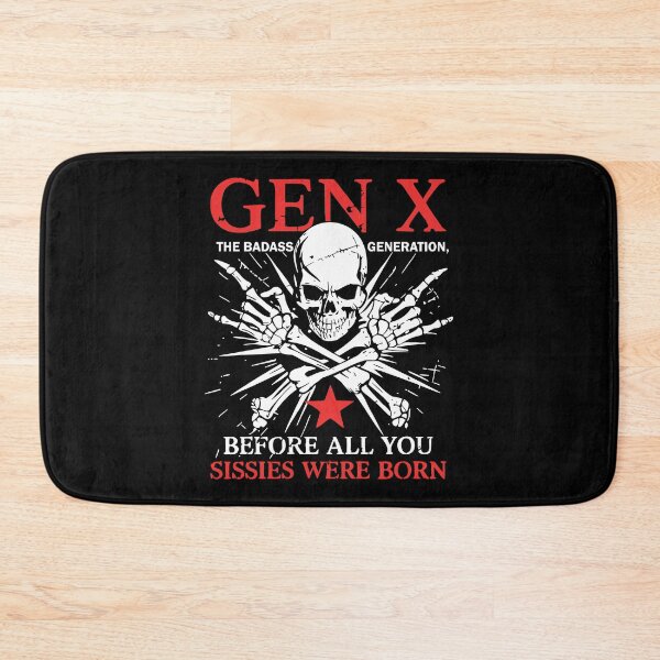 Item preview, Retro X Generation Before All You Sissie, The Badass Generation X Skull Gen X designed and sold by ivotee.