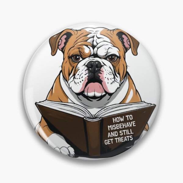 Item preview, Bulldog treats designed and sold by Katrabbit Graphics.