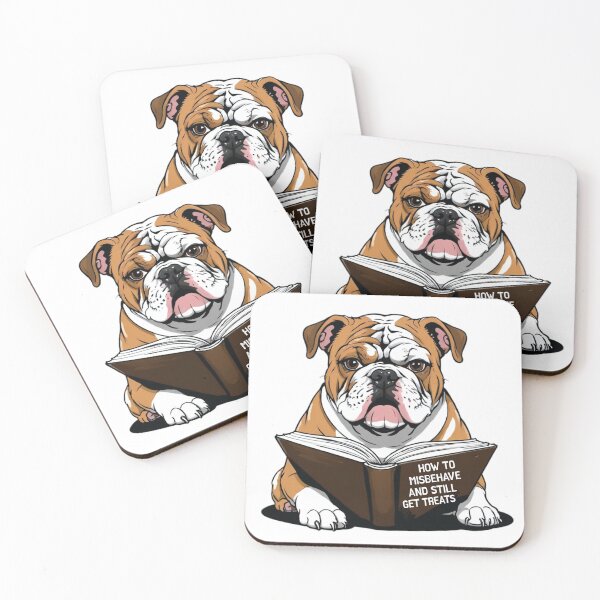 Item preview, Bulldog treats designed and sold by Katrabbit Graphics.