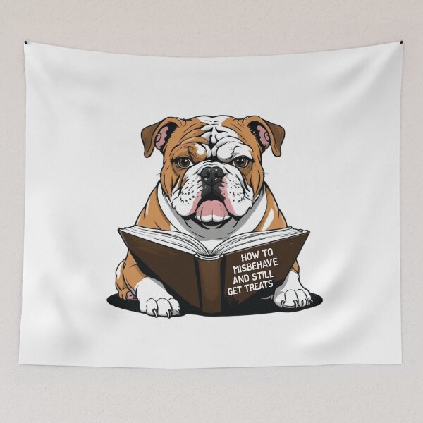 Item preview, Bulldog treats designed and sold by Katrabbit Graphics.