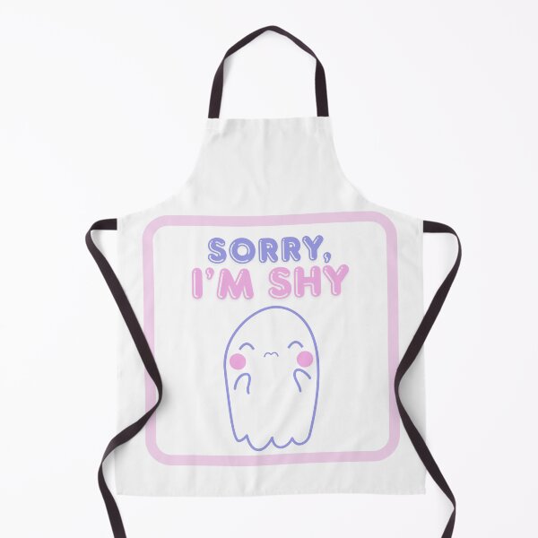 Item preview, Sorry I’m Shy – Cute Ghost Minimal Design designed and sold by ade-datt.