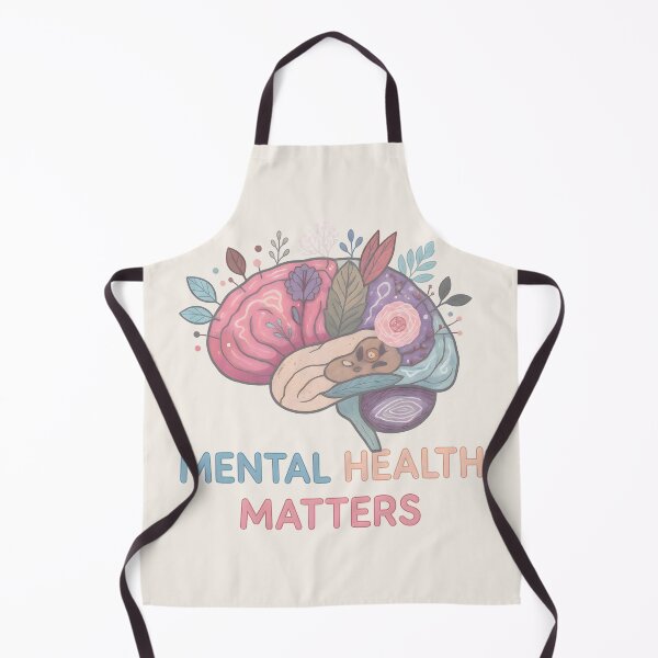 Item preview, Mental Health Matters – Floral Brain Illustration, Psychology Art, Mental Wellness Awareness, Self-Care Aesthetic Design designed and sold by PureBrain.