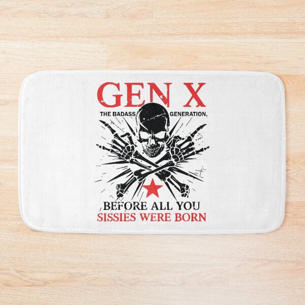 Item preview, Retro X Generation Before All You Sissie, The Badass Generation X Skull Gen X designed and sold by ivotee.