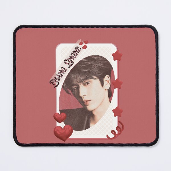 Item preview, Zhang Linghe (张凌赫) Chinese Actor Cdrama Chinese Entertainment Card Red Aesthetic Collage Design designed and sold by AJUNICE STUDIO.